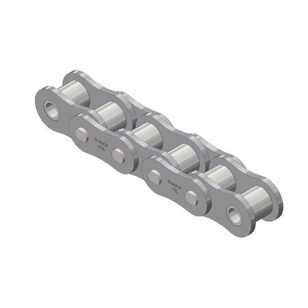 Senqcia Ultra-Max Ultra-Max® 12B Riv Bs RllrChn Sngl Strand 10Ft Bx 3/4" Pitch, PK10 12BUMRB